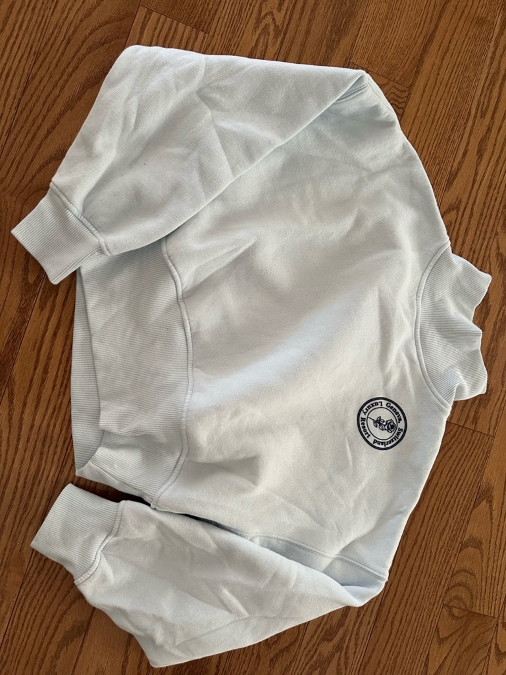 wild fable Light Blue Turtleneck cropped Sweats hurt sz XXS